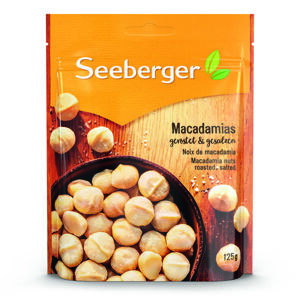 Seeberger Macadamia Nuts Roasted and Salted(Mak. ořechy pražené a solené) 125g expirace